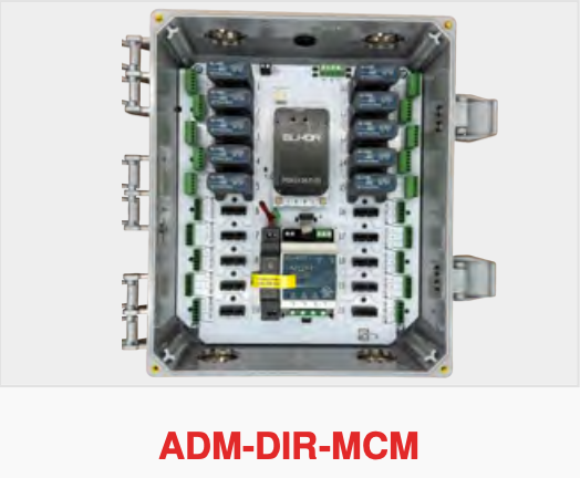 ADM-DIR-MCM enclosure: ADM Director pre-wired with an Elkor MCM multi-circuit meter