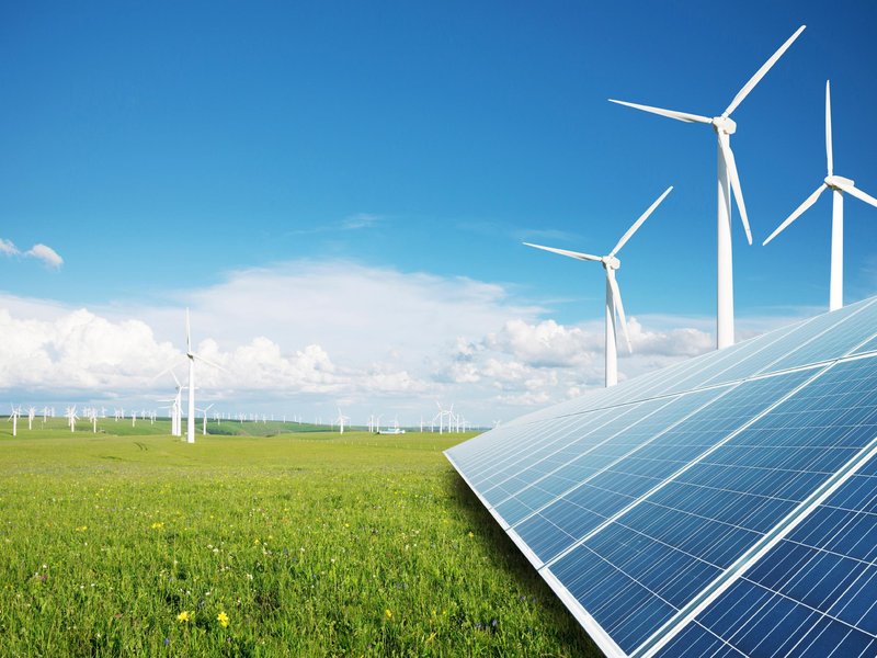 A solar installation powering a property in a remote area where the grid does not reach